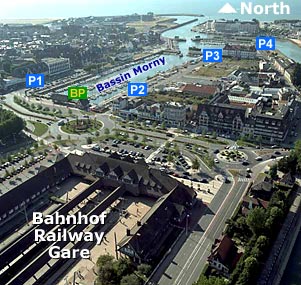 Parken rund um das Bassin Morny