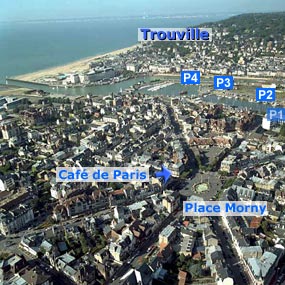 Café de Paris in Deauville, Trouville